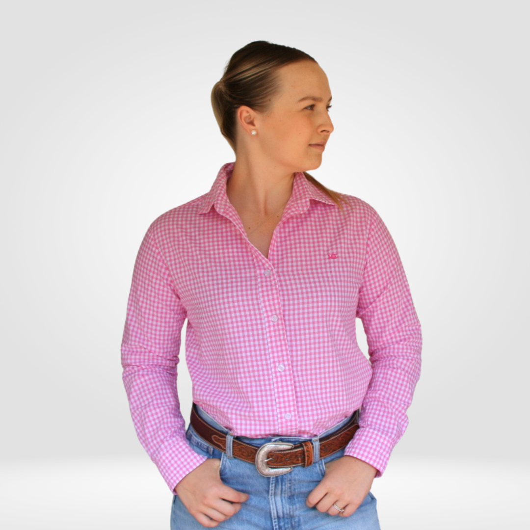 Pink Checkered Shirt